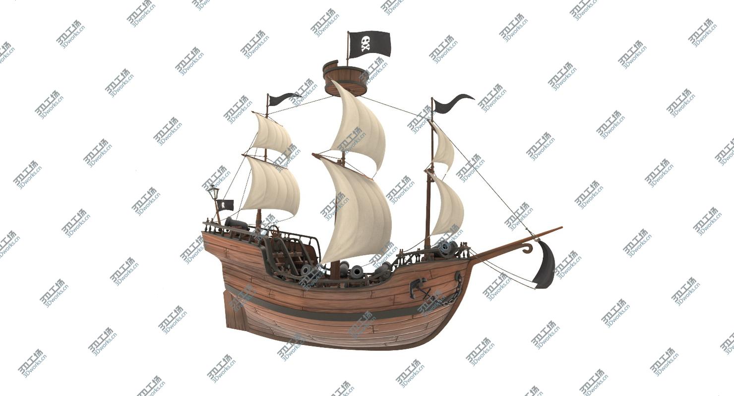 images/goods_img/2021040232/3D Cartoon Galleon model/3.jpg